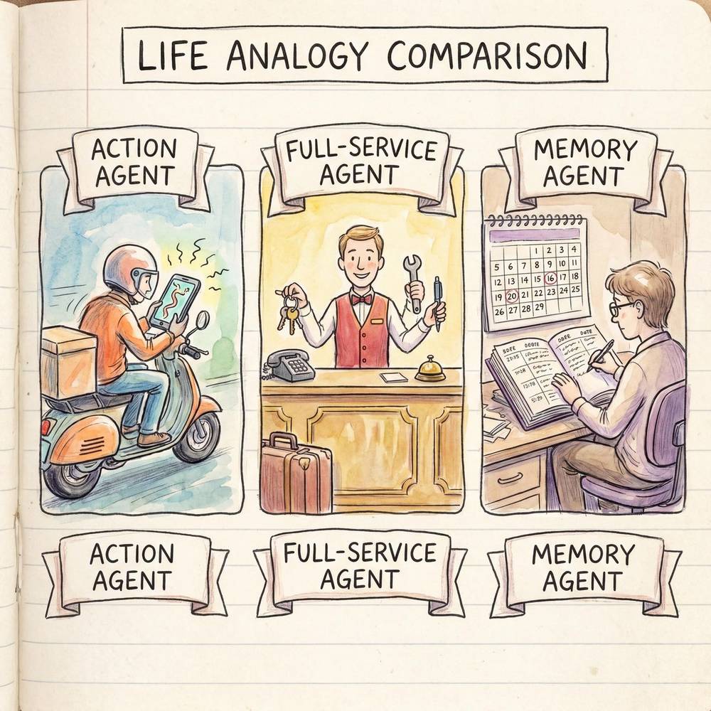 生活中的 Agent 类比